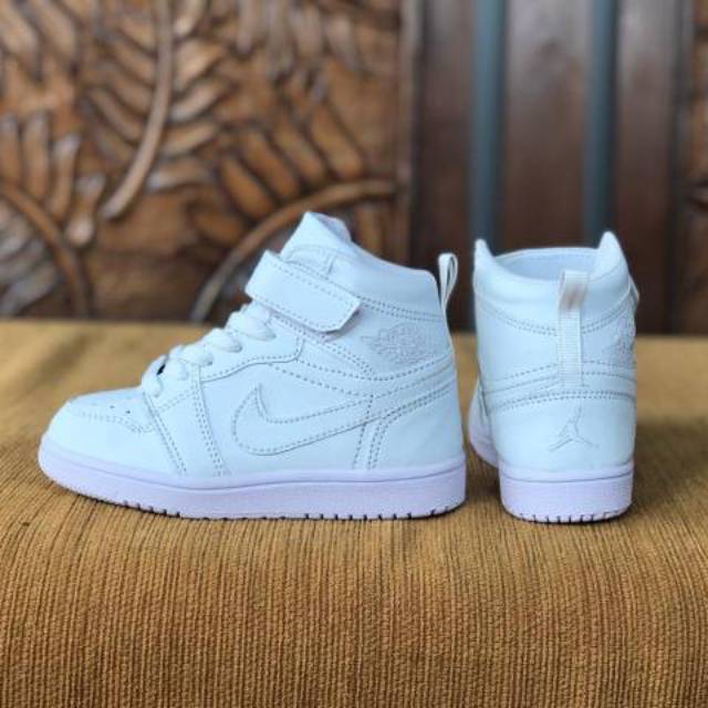 SEPATU JORDAN KIDS PUTIH PREMIUM QUALITY SEPATU ANAK JORDAN FULL WHITE