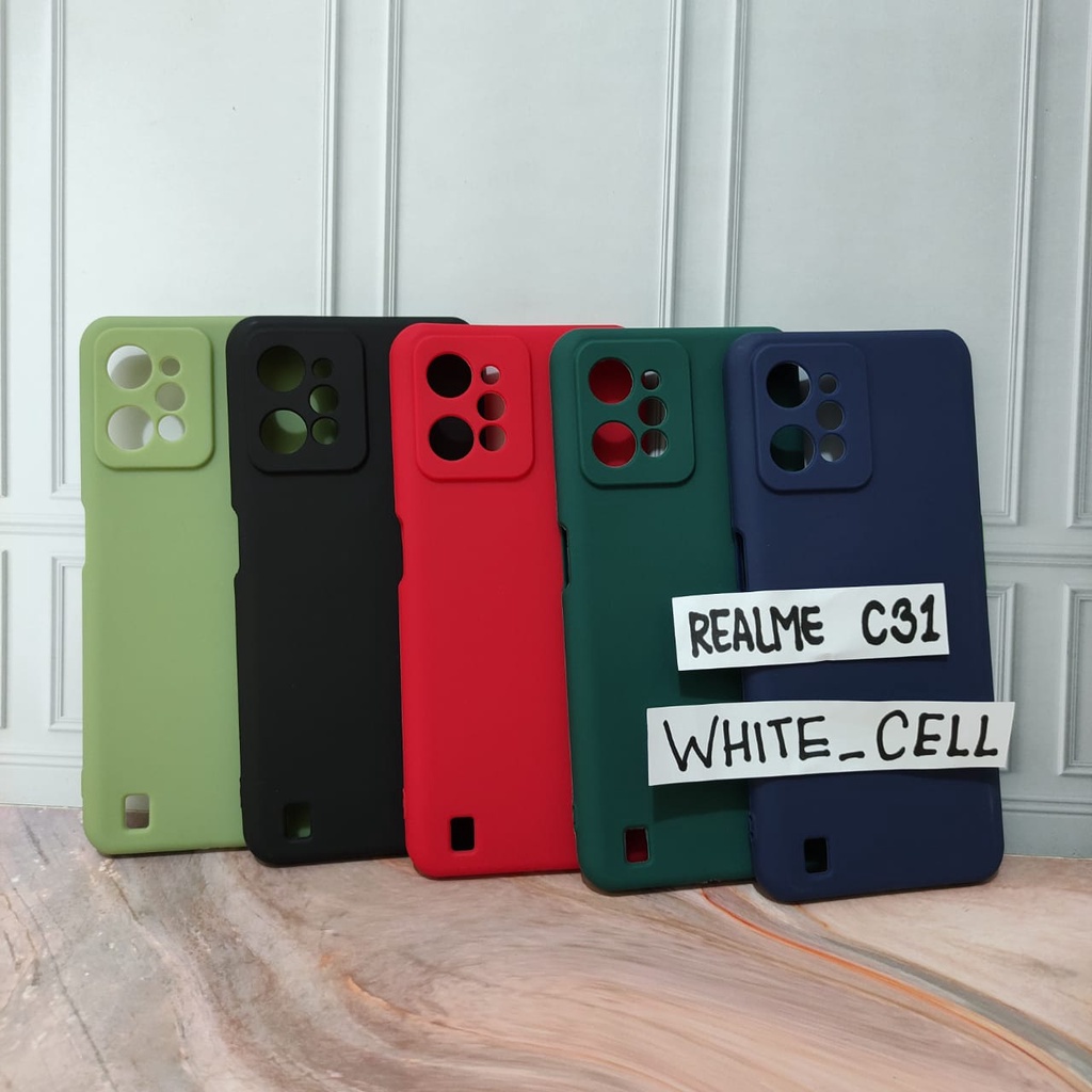 Realme Narzo 50A Prime C35 C31 Case Candy Proctector Camera Silicon Warna Premium