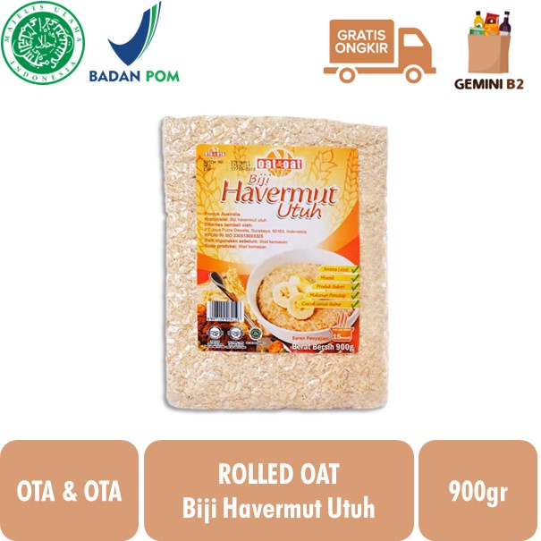 

Ota & Ota Rolled Oat Biji Havermut Utuh 900GR