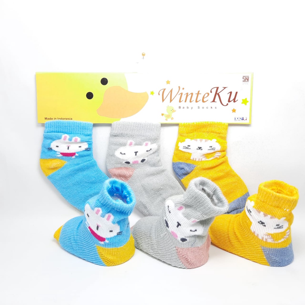 Morinz Kaos Kaki Winteku Baby - 1set isi 3 pasang