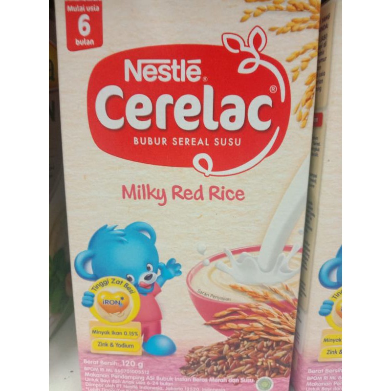 Nestle Cerelac Milky Red Rice 120 gr