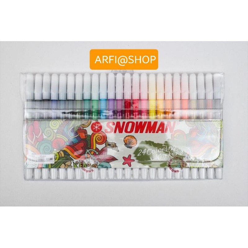 

Snowman 24 Coloring Markers (1 Pcs)