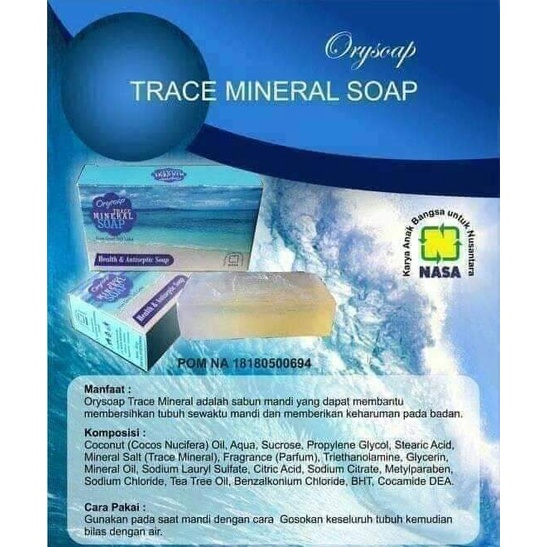 TRACEMIN NASA ORIGINAL | SABUN NASA ASLI | MENYEMBUHKAN LUKA | MENGHILANGKAN KORENG |OBAT BEKAS LUKA