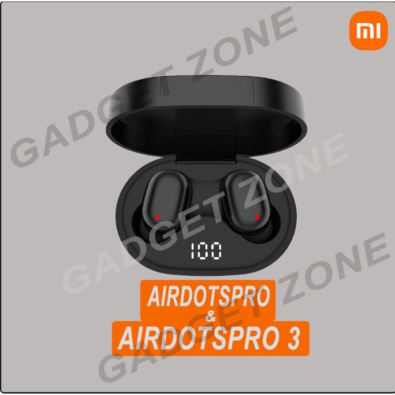 [Limited!!] Mi Xiaomi Redmi Airdots Pro 3 Bluetooth 5.2 TWS Wireless LED Headset Earphone-AirdotsPro 3 (Hitam)