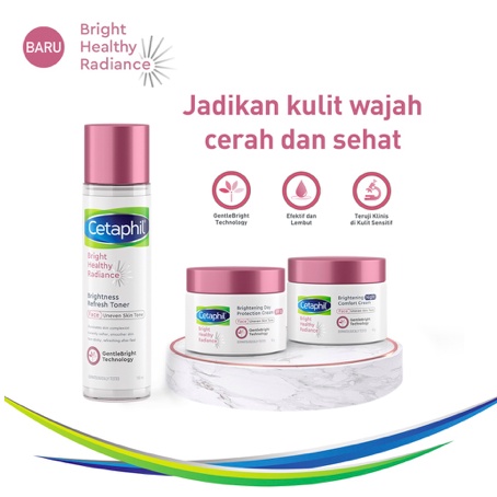 Cetaphil Bright Healthy Radiance | Gentle Cleanser Night Day Cream Body Lotion