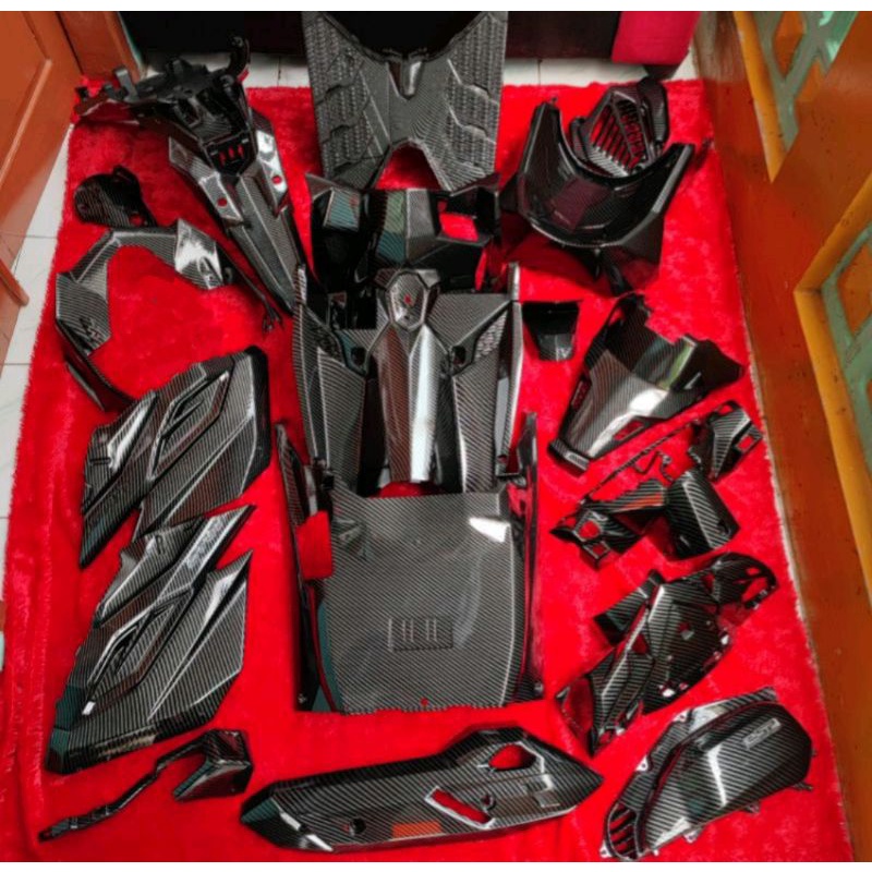 COVER FULL BODY KASAR VARIO 125 150 ESP LED K59 OLD CARBON WTP