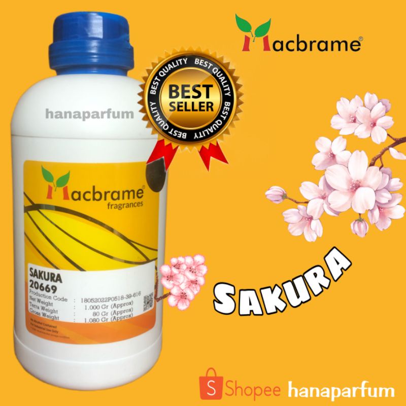 Sakura Bibit Parfum Laundry Macbrame 1 kg segel pabrik