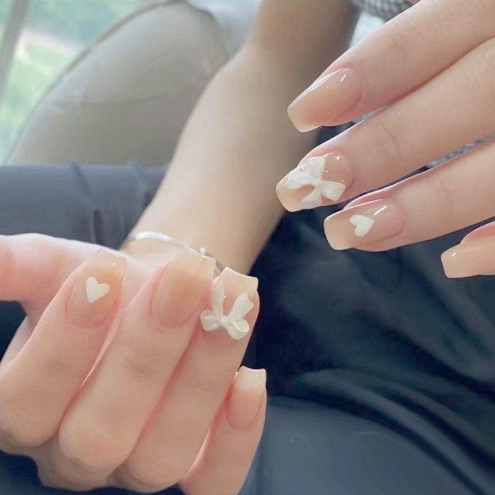 Mxbeauty Paku Charms Kelinci Flatback Nail Beauty Hiasan Kuku Salon Kuku DIY Bahan Kuku 3D Dekorasi Kuku