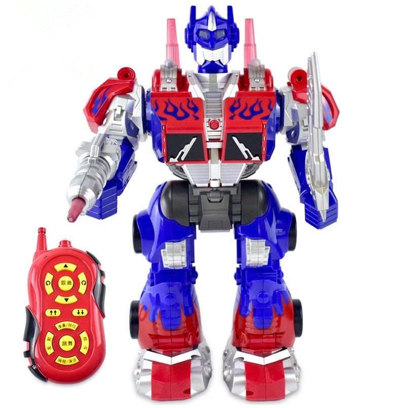 TERLARIS - REMOTE CONTROL JUMBO ROBOT 35CM - MAINAN ANAK ROBOT - RC ROBO KONTROL - ROBOT TRANSFORMER