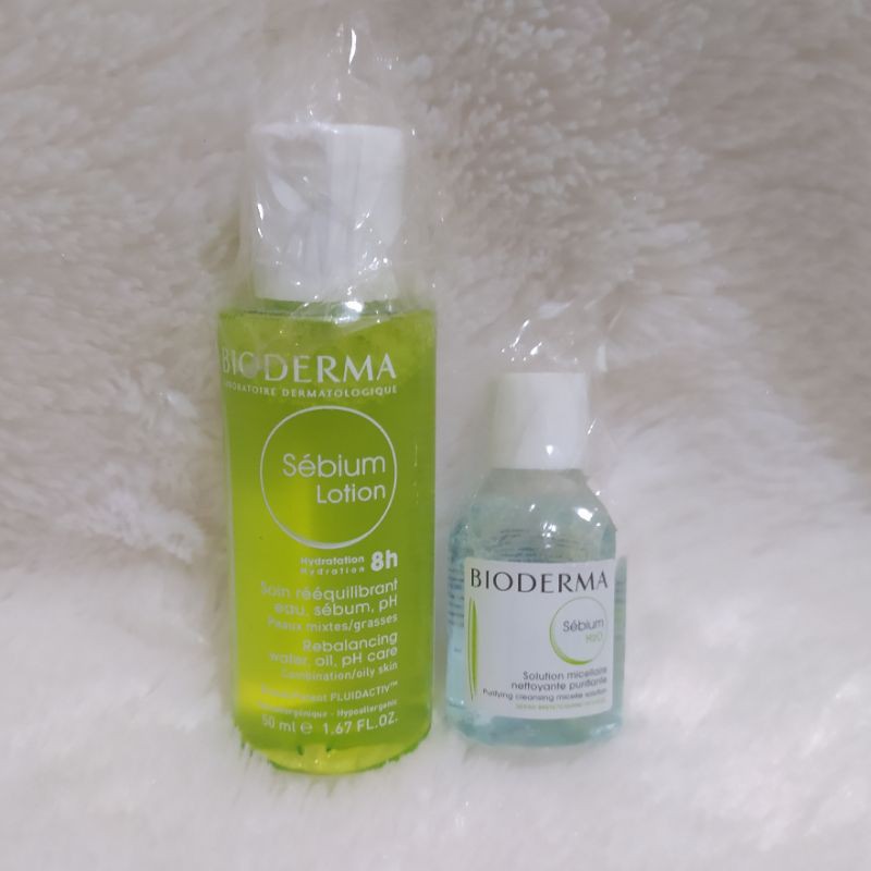 SALE BIODERMA Sebium Lotion 50ml + Sebium H2O 5ml