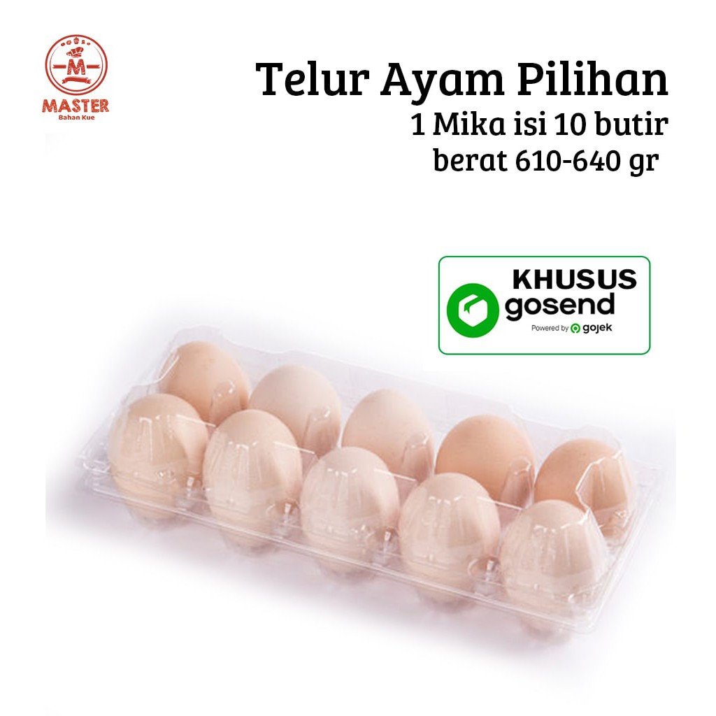 

Telur Ayam 1 Mika 10 butir [KHUSUS GOSEND]