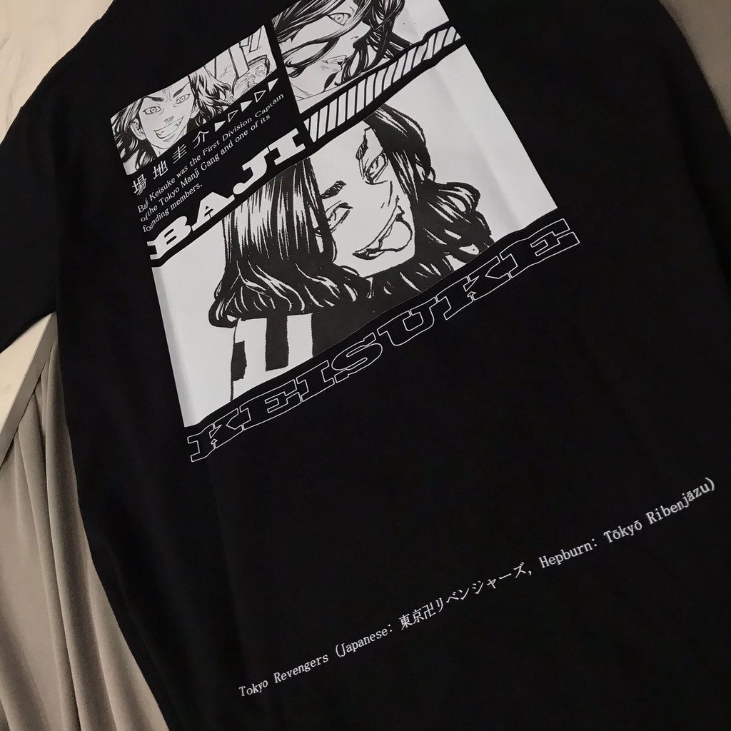 Tshirt Keisuke Baji Anime Manga Tokyo Revengers Premium Unisex