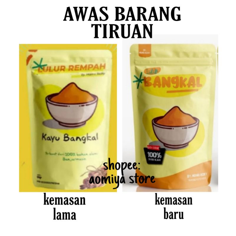 LULUR REMPAH BANGKAL/LULUR REMPAH ASLI MAMA REZKY
