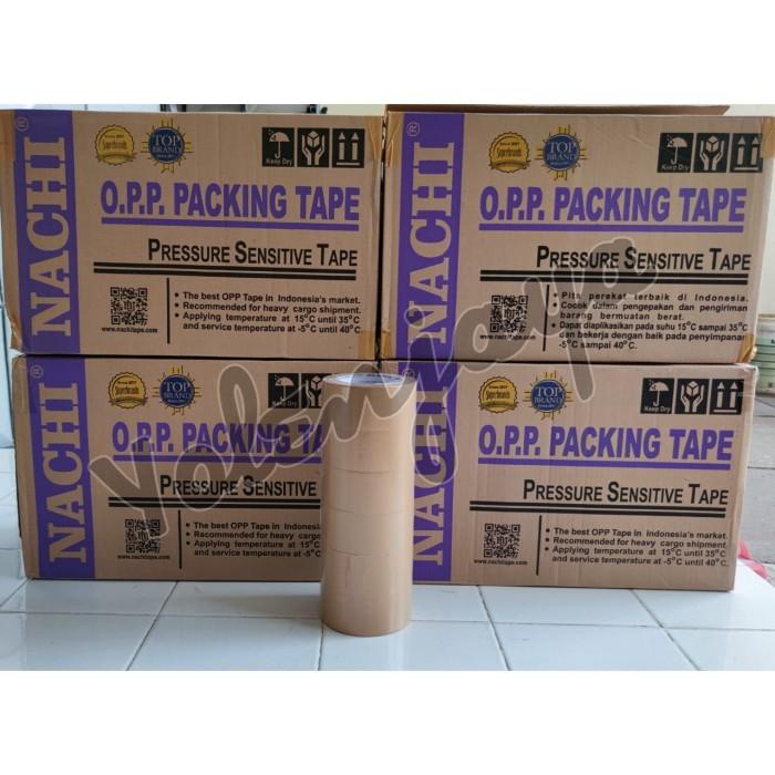 

Nachitape Lakban Opp Tape / Lakban / Selotip 48Mm X 100 Yard Isi 1 Dus