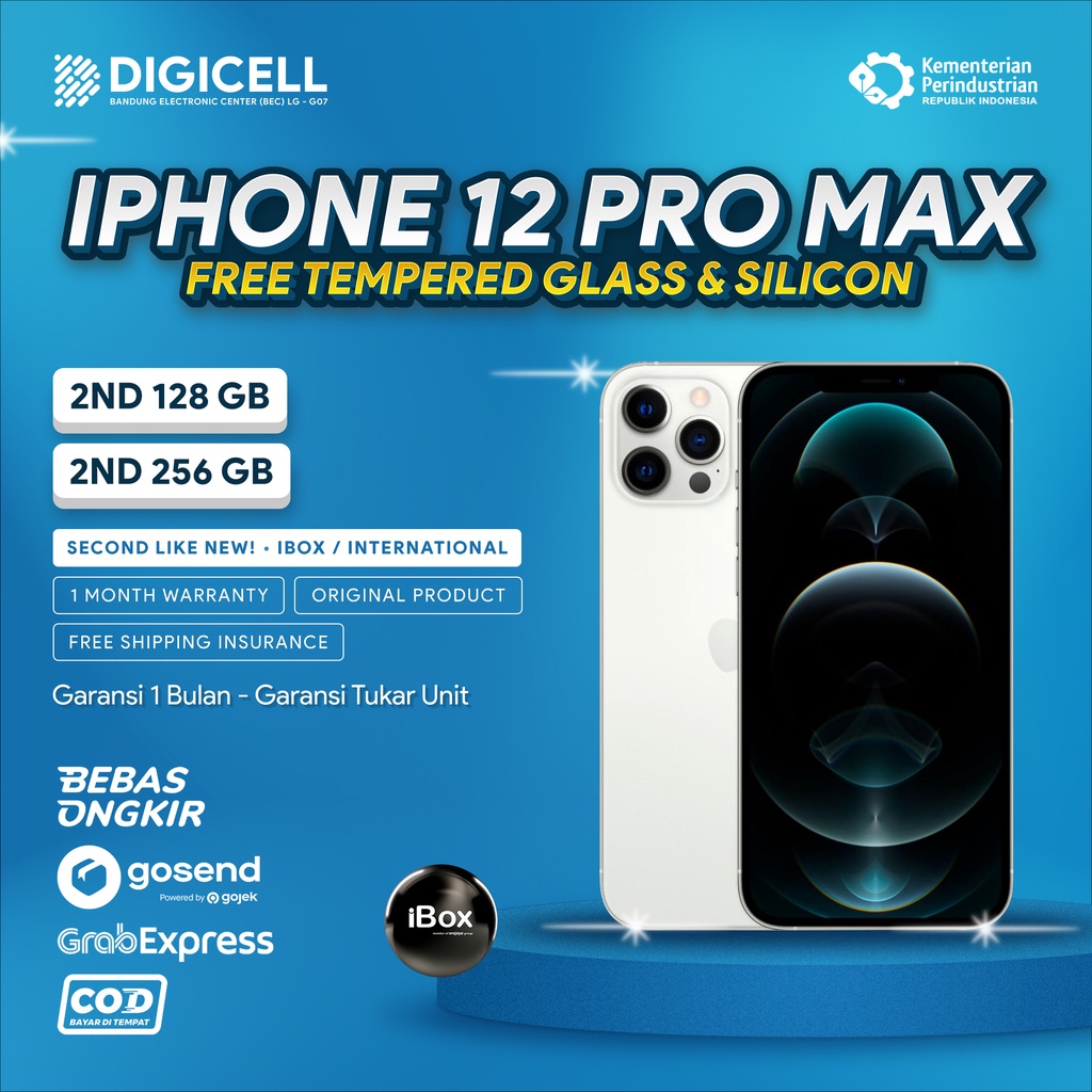 Jual IPHONE 12 PRO MAX 256 512 SECOND INTER IBOX MURAH Indonesia|Shopee