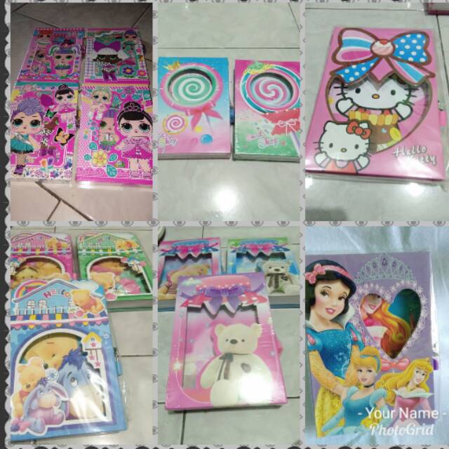 buku diary Gembok ukuran besar part ll