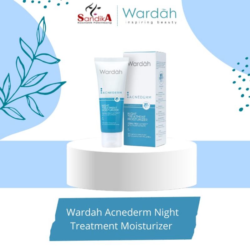 Wardah Acnederm Day/ Night Cream Moisturizer