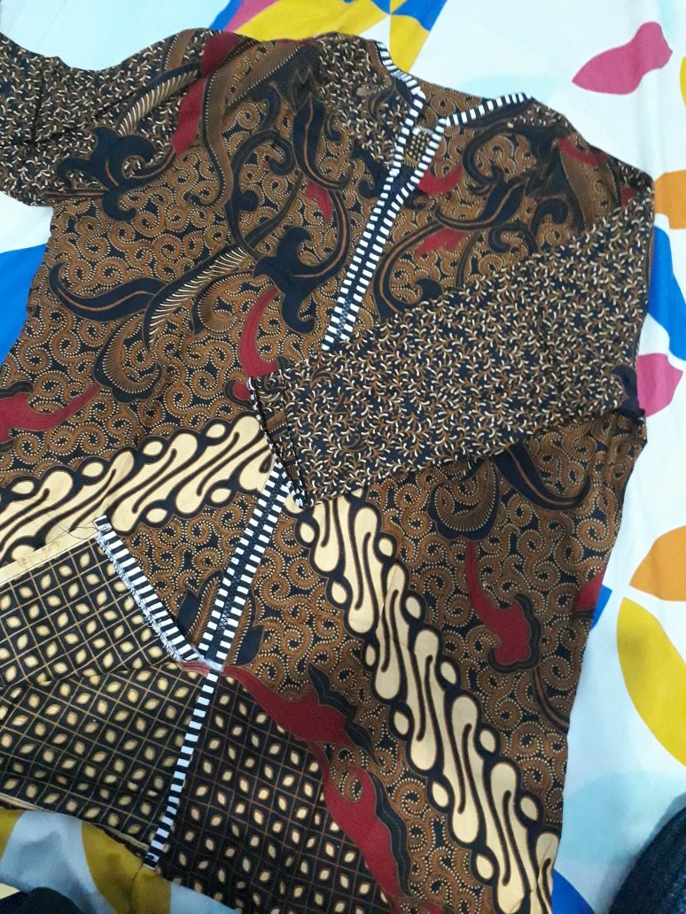 Atasan Batik Dolby Dolbi Dobby Doby Tenun Sutra Tulis Halus Katun Atbm Baron Sarombit Atasan