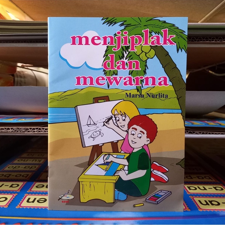 Menjiplak &amp; Mewarna - Buku Mewarna dan Menjiplak