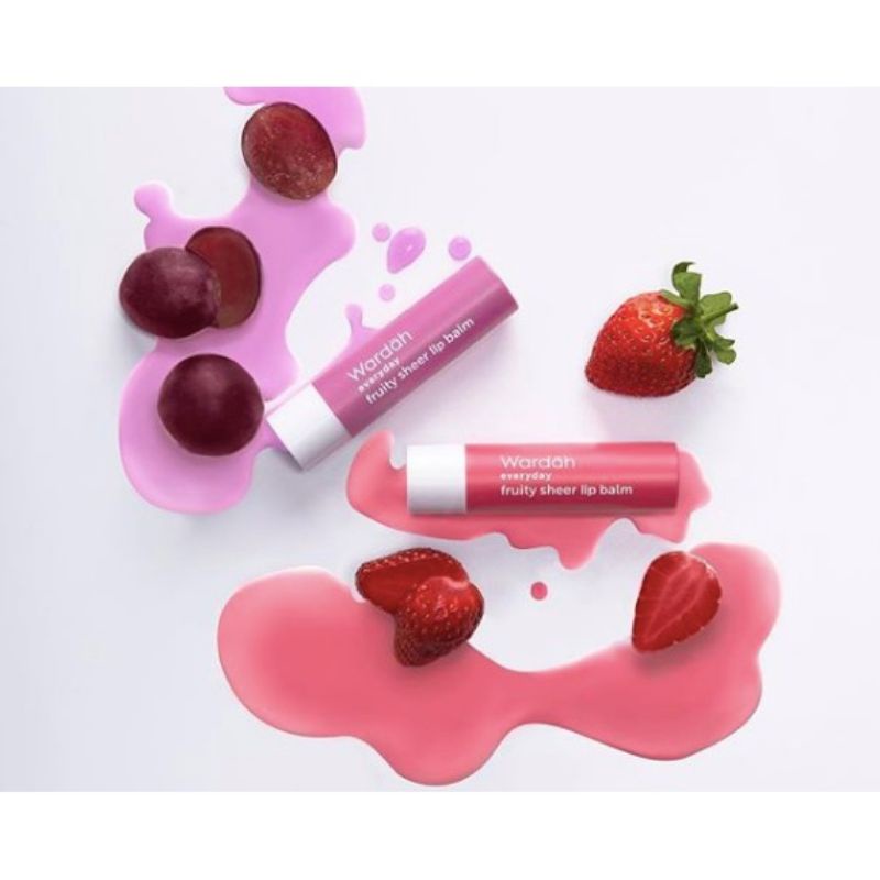 Wardah Everyday Lip Balm | Wardah Fruity Sheer Lip Balm | Lip Balm Wardah
