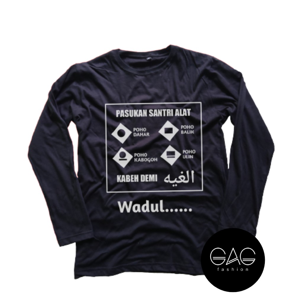 Kaos PASUKAN SANTRI ALAT -Kaos Santri Salafy/KD046 Kaos Pria/Wanita