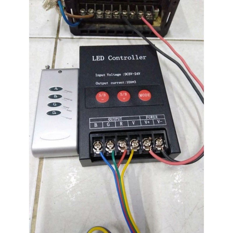 led controller RGB input voltage 5V-24V