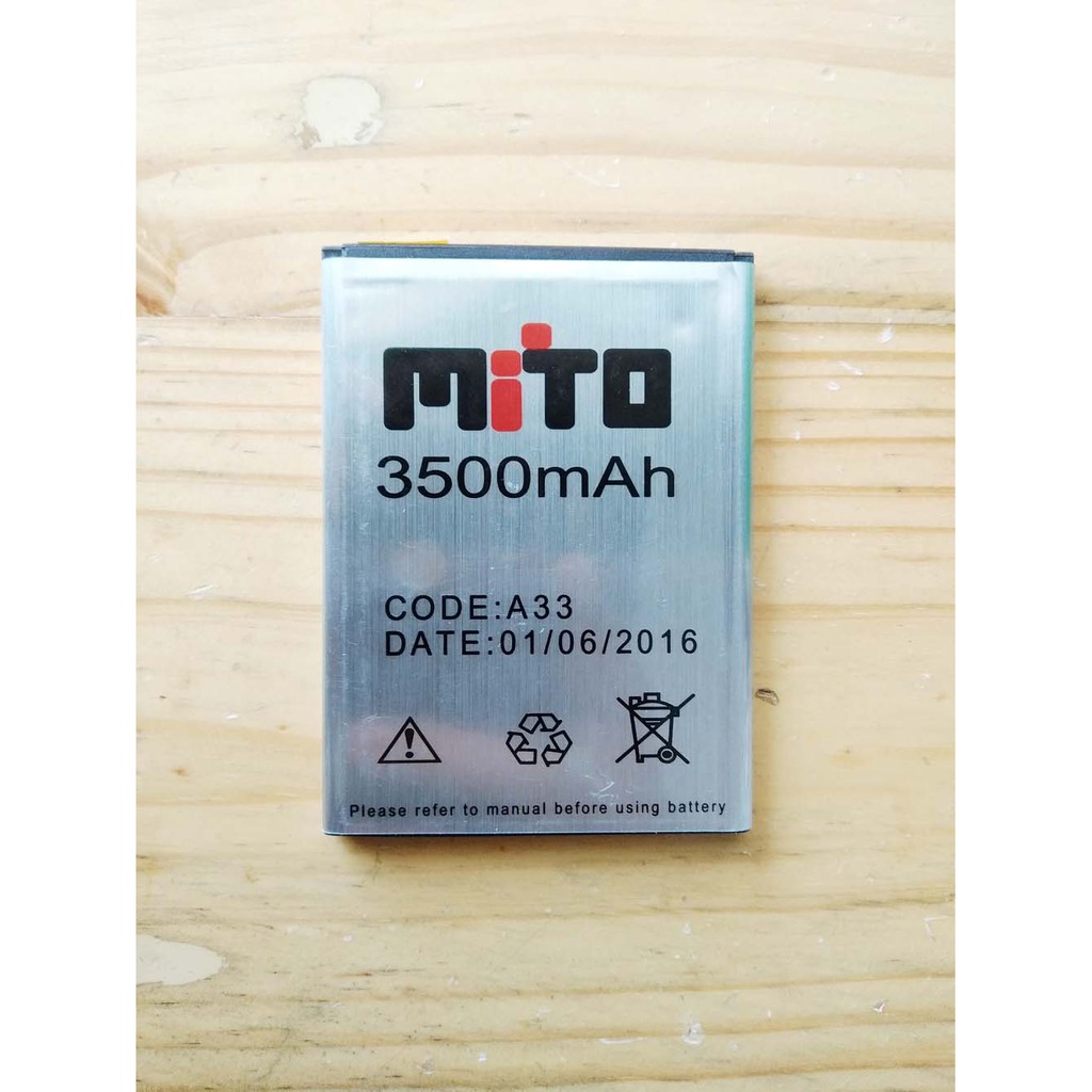 Baterai Handphone Mito A33 Fantasy One BA-00105 Double Power Mito A33 Batre HP Mito A33 Battery Mito