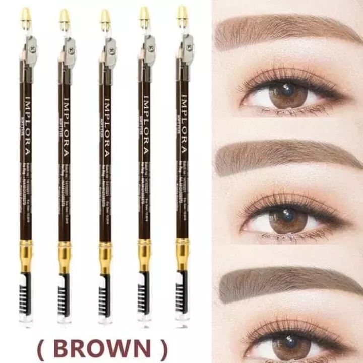 Implora Pensil Alis Rumah Cantik 354 Eyebrow Pencil 2 Warna Yang Matte