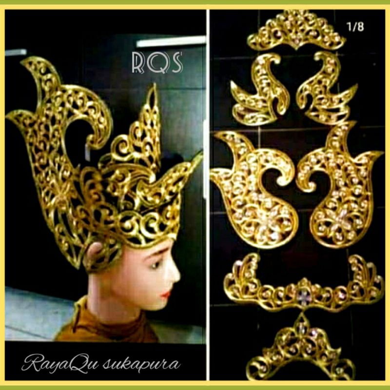 bordir siger murah / aksesoris tari / siger rama sinta