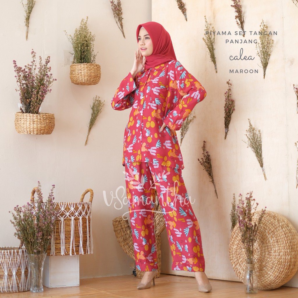 Pajamas / Piyama One Set Kemeja Tie Dye