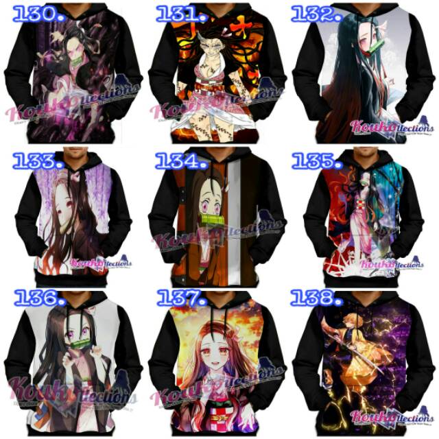 JAKET ANIME KAMADO NEZUKO FULLPRINT  -pakaian pria dan wanita ,BAJU ANIME, anime stuff,poster anime
