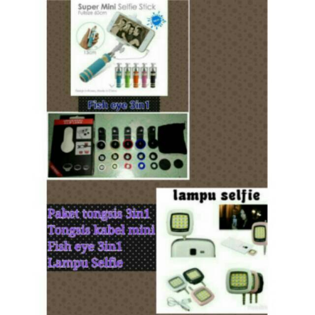 paket tongsis 3in1