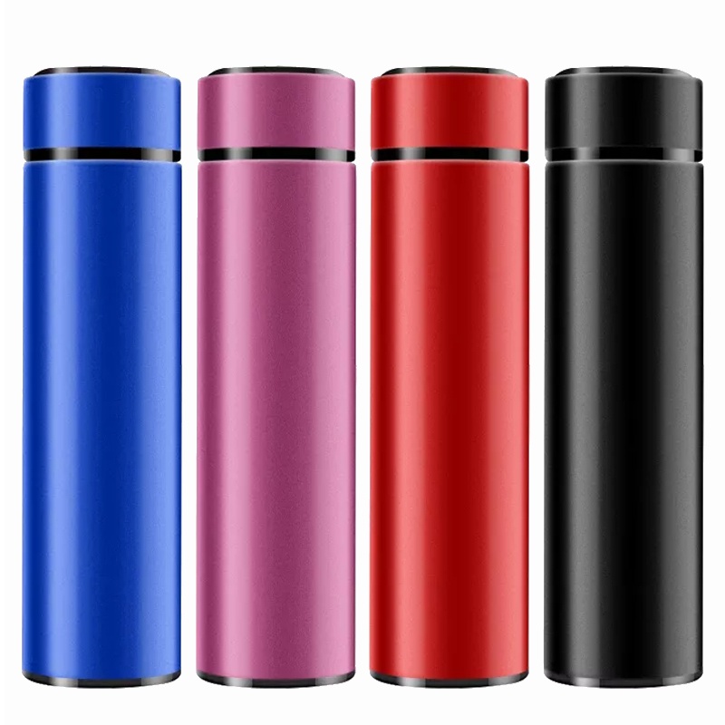 Thermos Air Panas Mini stainless 500ml Tahan 24 Jam Suhu Ruangan LED Display Suhu Temperatur / Termos Air Panas 500ml Stainless Smart Termos / Tumbler Thermos Temperature LED Display Vaccum Termos Suhu / Botol Thermos Keren