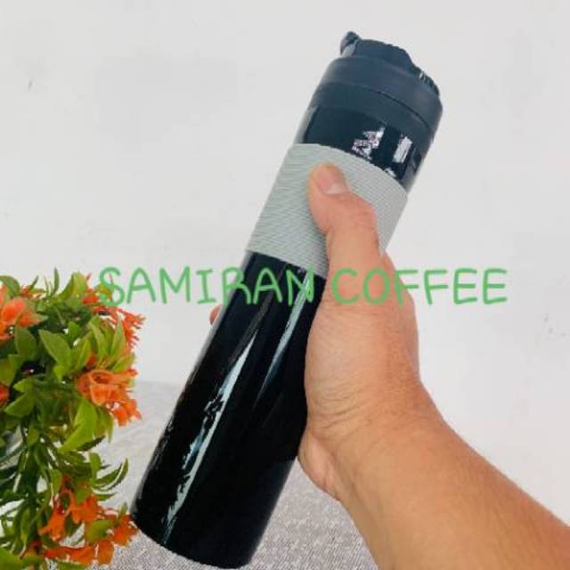 French Press Coffe Bottle - Botol French Press Kopi