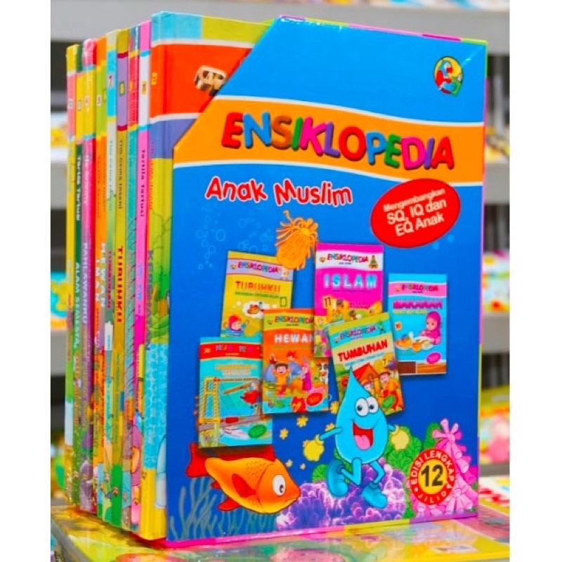 Buku Anak - 1 Set Ensiklopedia Anak Muslim 12 Jilid