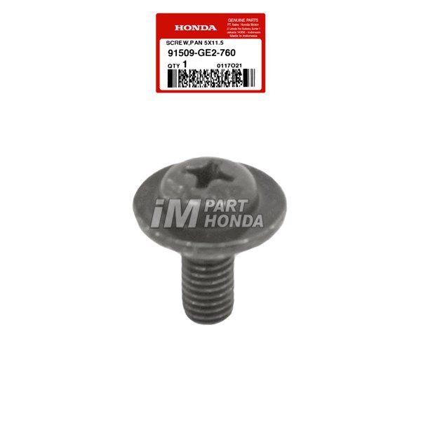 Baut Tebeng Leksil Cover Ada Bos Bos an Screw Pan 5X11.5 91509-GE2-760