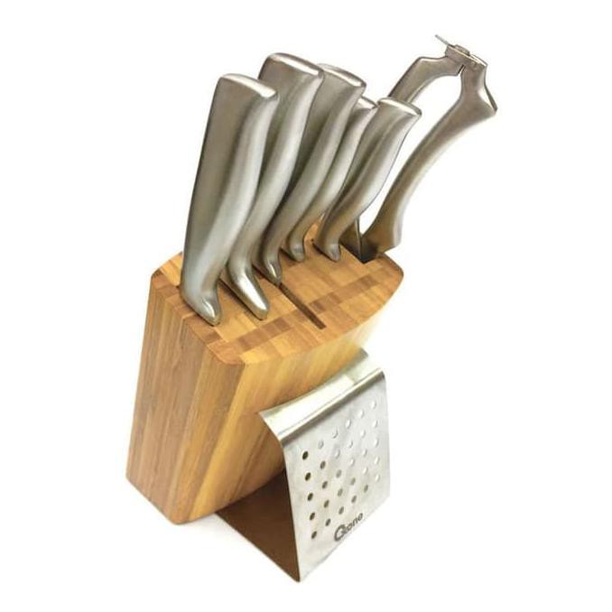 Oxone Wooden Knife Set OX-95 – Pisau Set