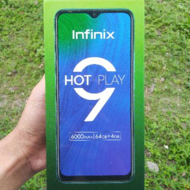 Infinix Hot 9 Play 4/64GB Baterai 6000 mAh Garansi Resmi