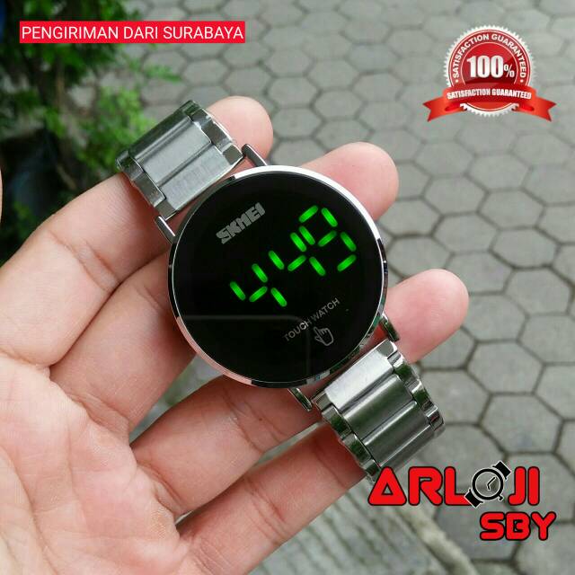 Jam tangan wanita pria Skmei 1550 touch original tahan air