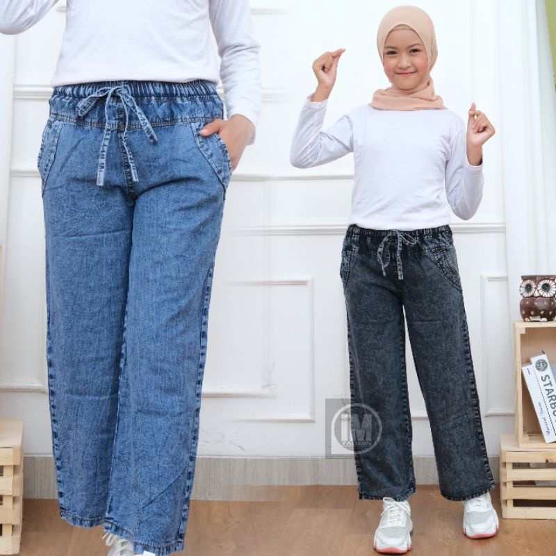 Kulot  Anak Perempuan 12 Tahun / Kulot Jeans Anak Perempuan / Kulot Anak Tanggung