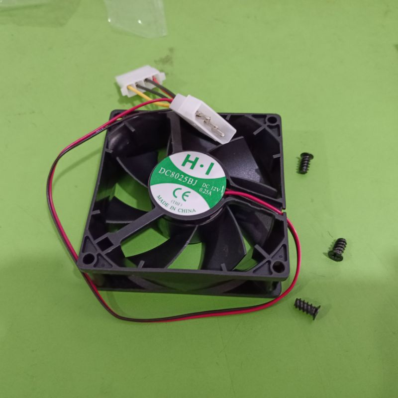 Fan Casing 8Cm Hitam / Cooler Fan 8Cm Hitam