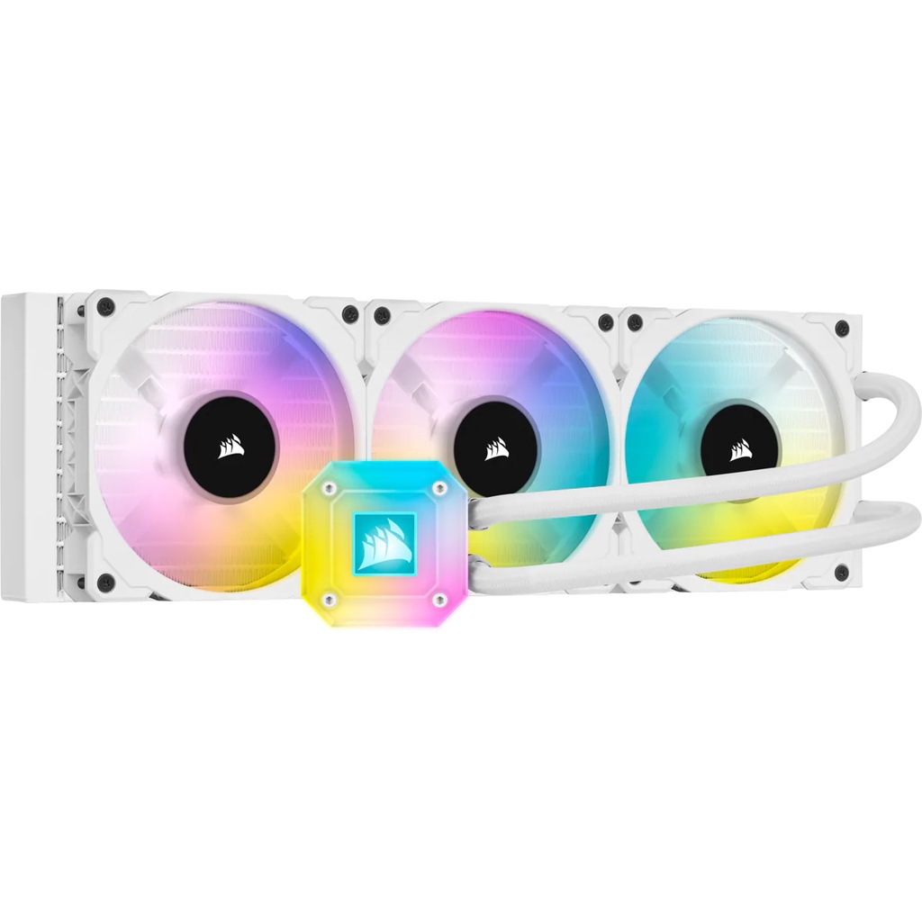 Corsair Hydro Series iCUE H150i ELITE CAPELLIX Liquid CPU Cooler - White