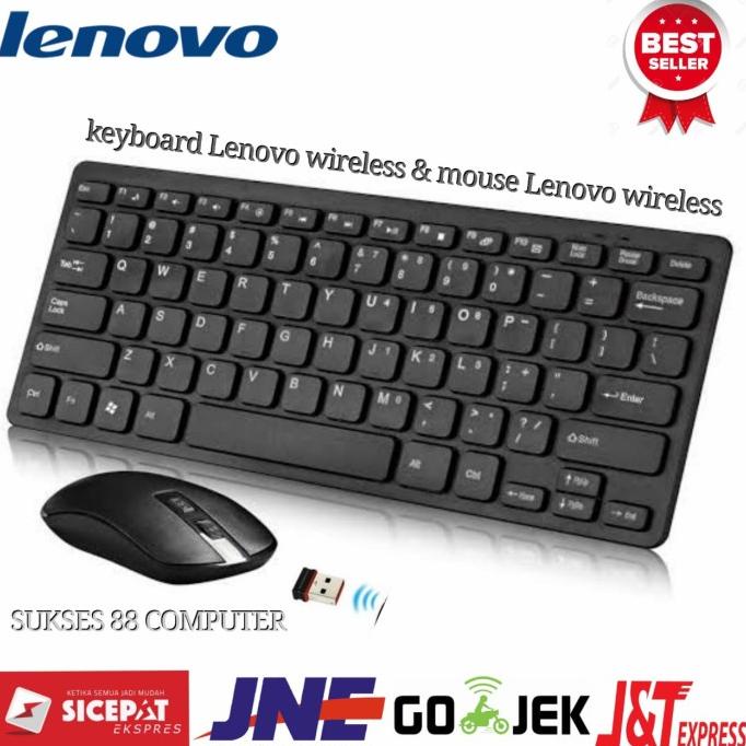 KEYBOARD WIRELESS LENOVO + MOUSE WIRELESS LENOVO PAKET SET GKM901
