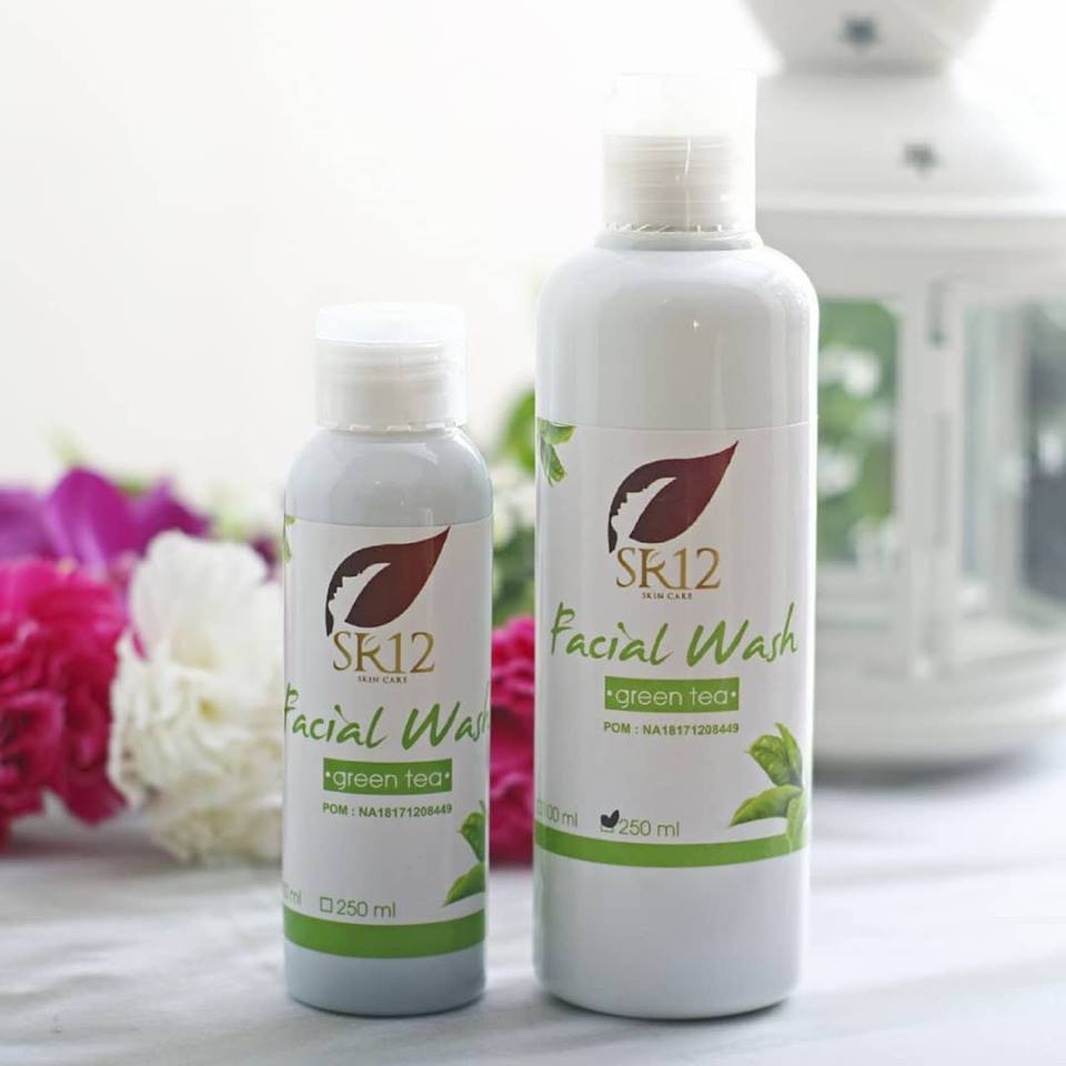 SR12 Facial Wash Green Tea 100ml-250ml