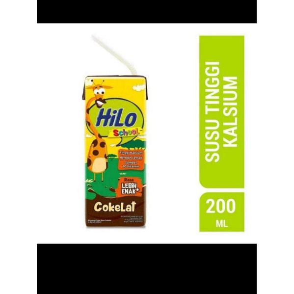 hilo school coklat 200ml