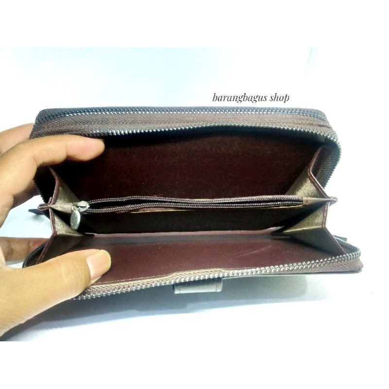 Tas tangan Dompet kulit kilap Branded Pria Wanita Mont Blanc