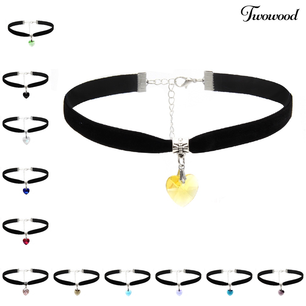 Kalung Choker Adjustable Bahan Kulit Imitasi Gaya Vintage Gothic Untuk Wanita