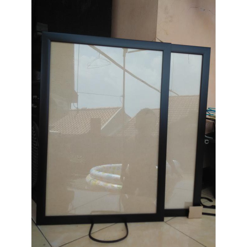 Sale - bingkai foto/pigura foto/frame foto minimalis 40x60 - Putih