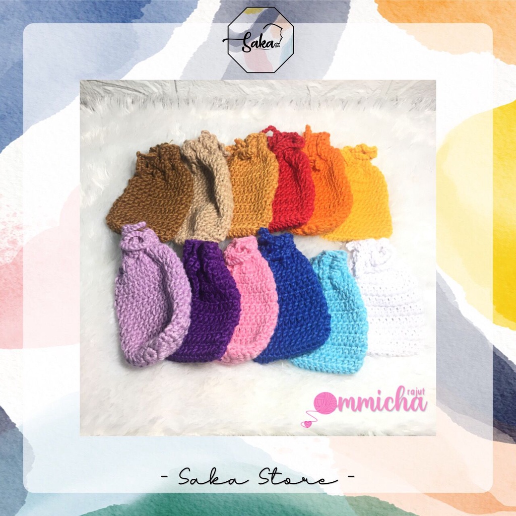 DOMPET KOIN RAJUT / DOMPET KOIN RAJUT MURAH / DOMPET RAJUT MURAH