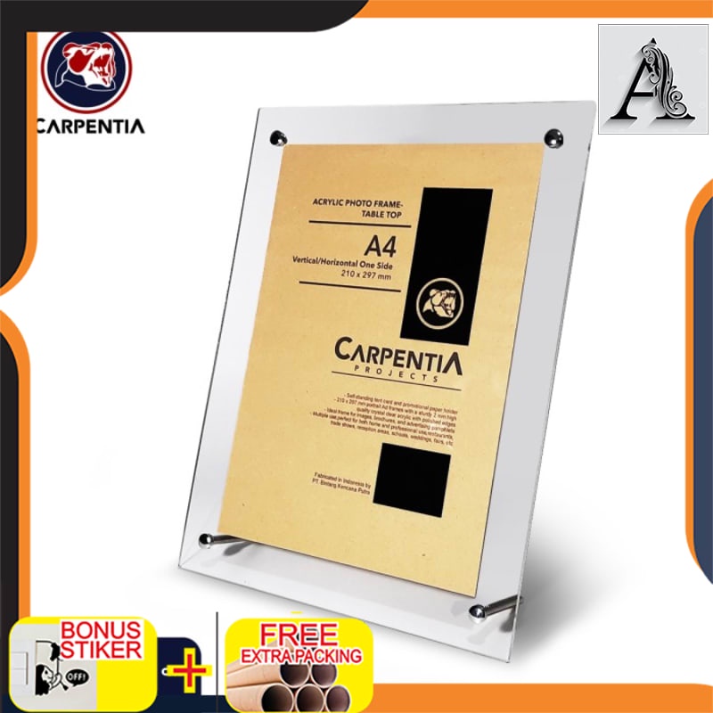 

Grosir Acrylic Photo Frame Table Top - Bingkai Foto Akrilik Meja untuk uk. A4